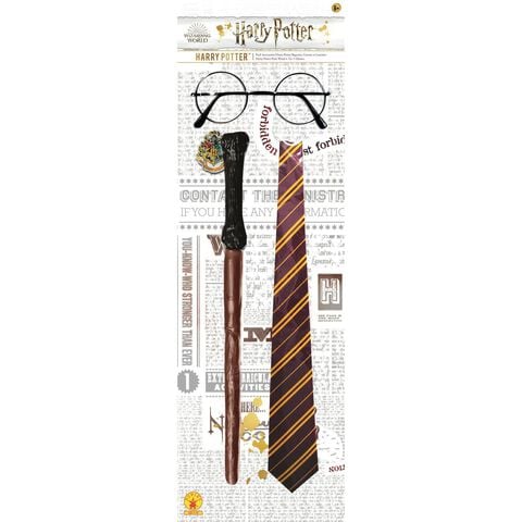 Coffret Deguisement - Harry Potter - Packs Lunettes   Baguette   Cravate